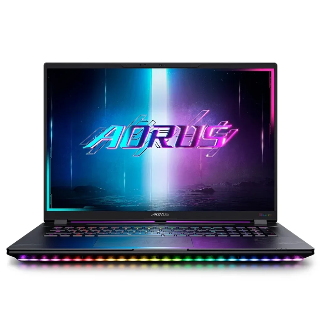 Notebook Gamer Gigabyte AORUS MASTER 18 – 64GB, 2TB SSD, NVIDIA RTX 5090 24GB, Ultra 9 275HX, 18″ Mini LED QHD 240Hz 1200 nits 100% DCI-P3, W11 Home – BZHC6USD45SH
