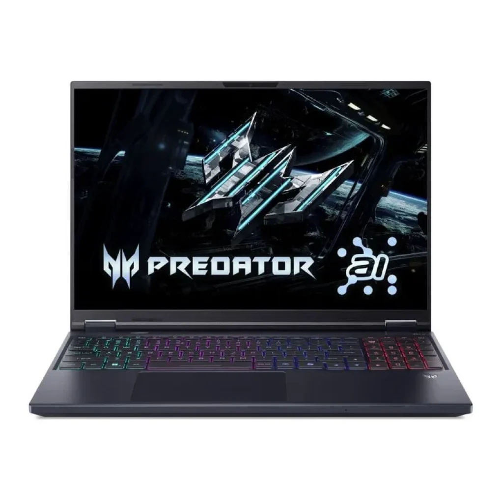 Notebook Gamer Predator Helios Neo 16 AI – Intel Core Ultra 7 255HX, RTX 5070 8GB, 32GB RAM 6400 MHz Dual, 512 GB SSD, 16” LED IPS 240Hz, W11 – PHN16-73-76H8