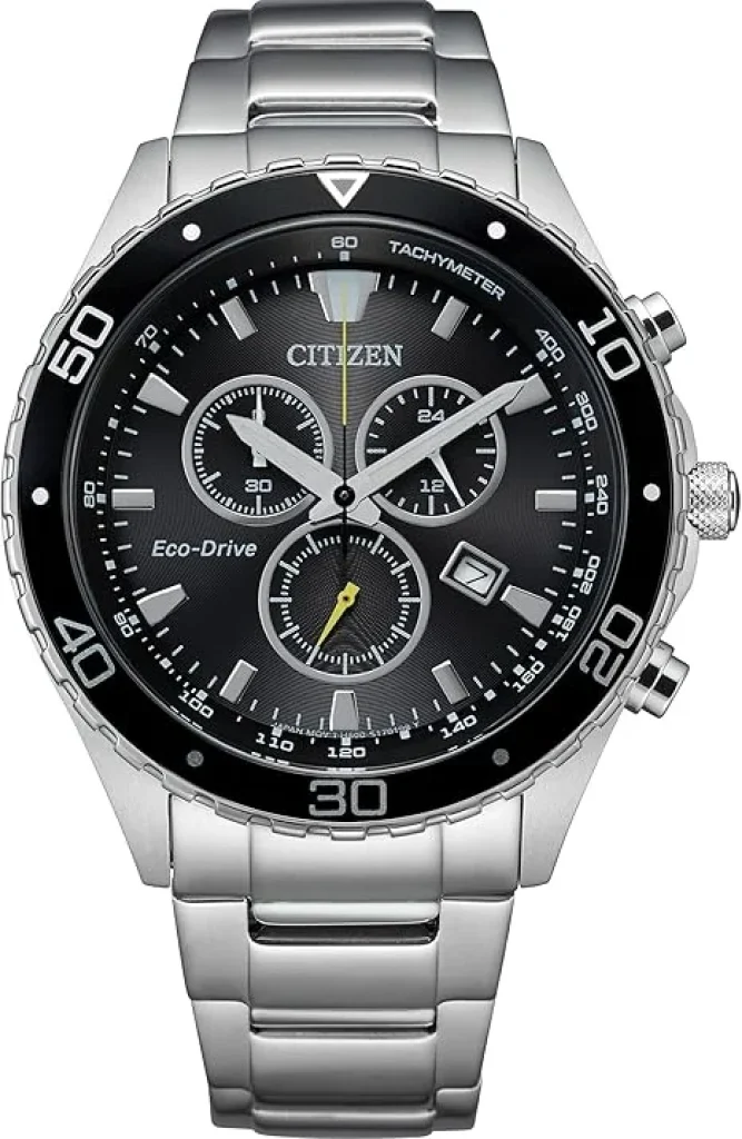 Relógio Citizen Men’s Eco-Drive Weekender Sport Casual, Resistente à água de 100 metros