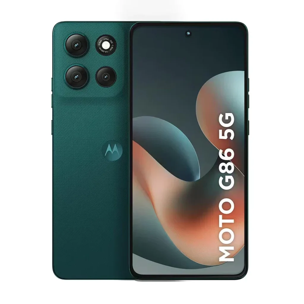 Smartphone Motorola Moto g86 5G – 512GB 24GB (8GB RAM+16GB RAM Boost) Tela 1.5K pOLED, 50MP Sony câmera OIS Moto AI, vídeos em 4K, IP68 + IP69
