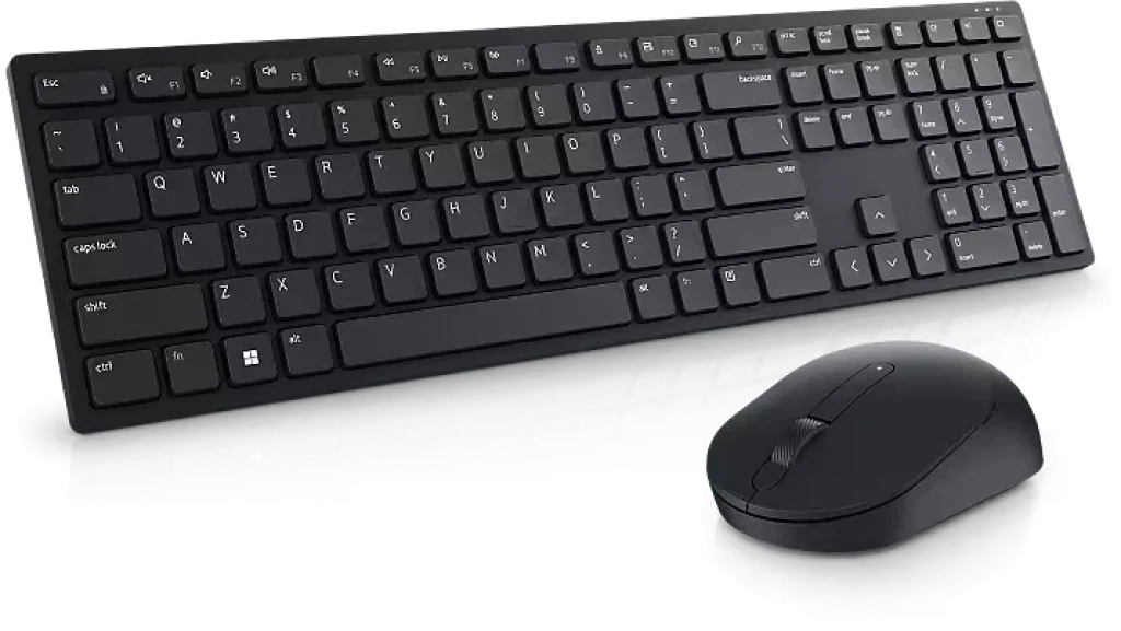 Teclado e Mouse Sem fio 4.000 DPI Dell Pro Preto — KM5221W