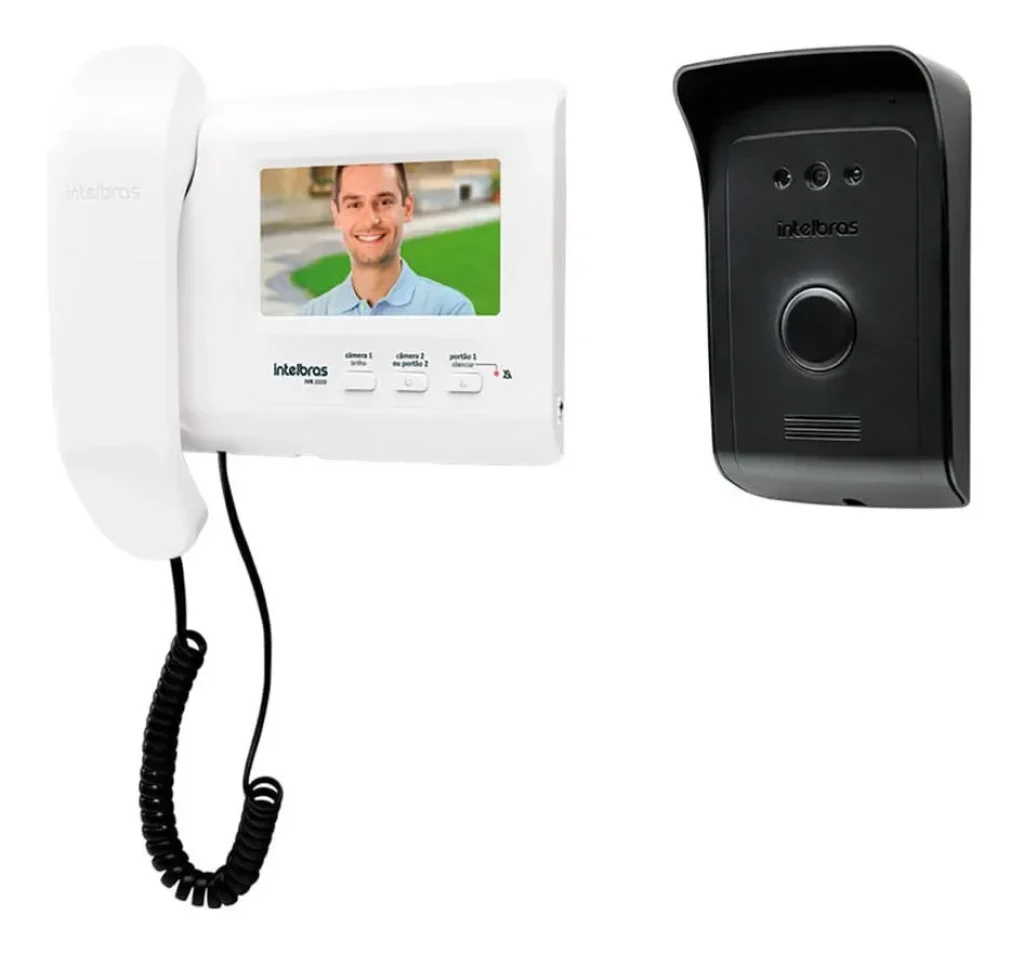 Video Porteiro Intelbras IVR 1010 Branco E Preto 110V/220V
