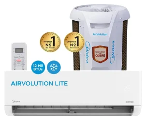 Ar-Condicionado Split 12.000 BTUs AirVolution Lite Inverter Frio Midea – 38TBVCA12M5 | 42EBVCA12M5