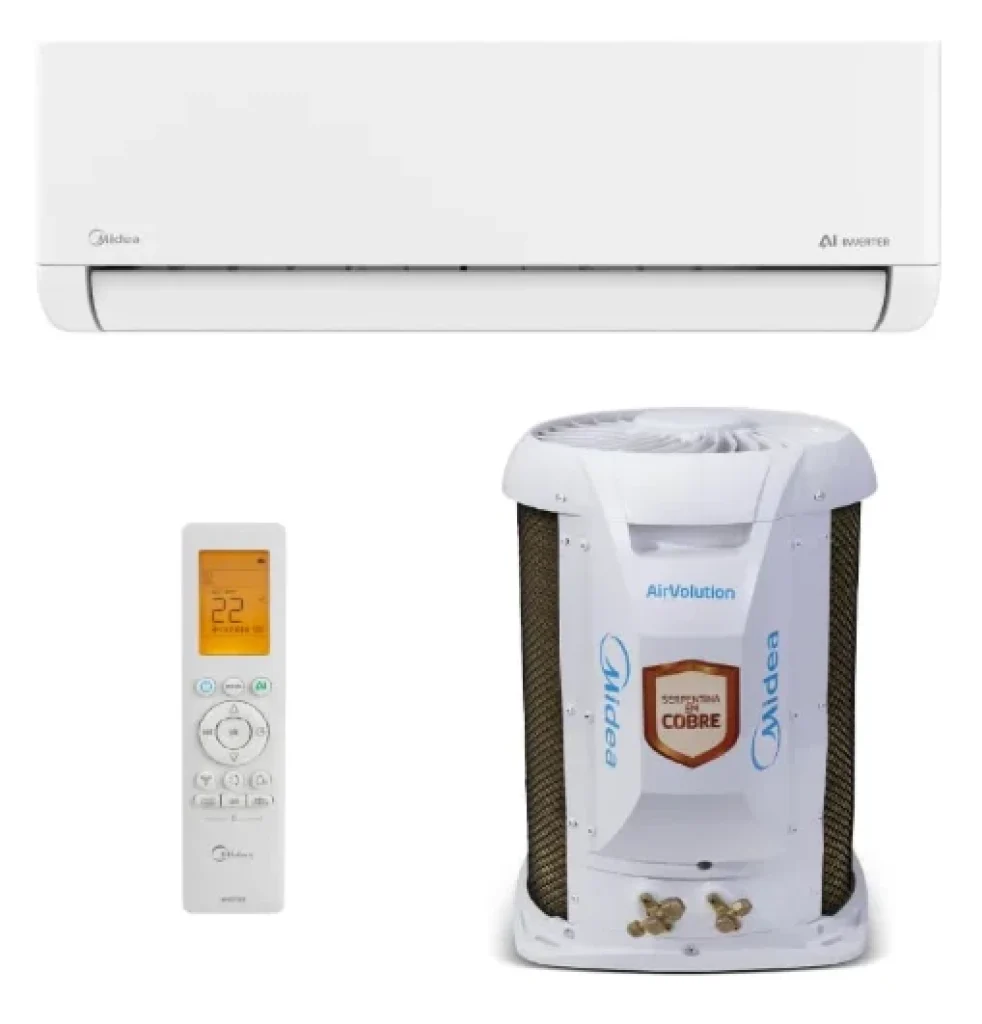 Ar Condicionado Split Hi Wall Midea AI AirVolution Inverter 18.000 BTUs Frio 220V R-32 – 38TAVCA18M5