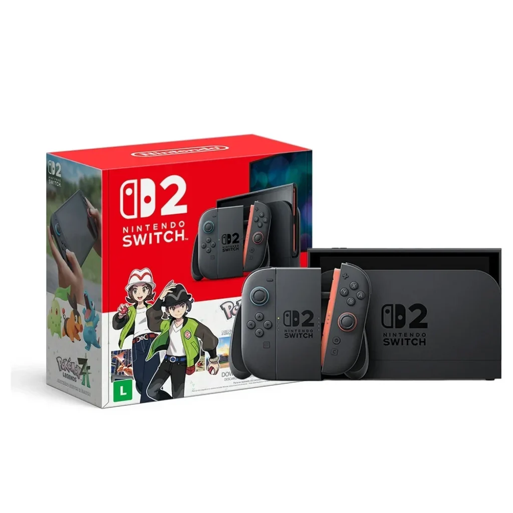Bundle Nintendo Switch 2 + Pokemon Legends: Z-A – Modelo Nacional de Tomada