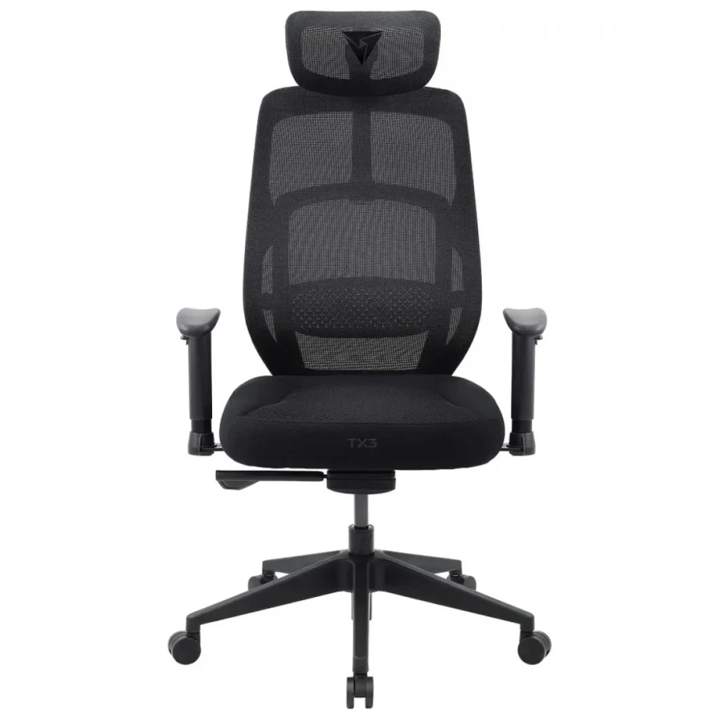 Cadeira Office ThunderX3 Yama Neue, Mesh, Lombar e Braços Ajustáveis, Ergonômico, 3D, Classe 4, Preto – 87785