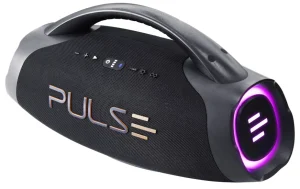 Caixa de Som Bluetooth Pulse X Boombox 220W RMS, Bateria 20 horas, Resistente a Água e com Iluminação LED – SP626