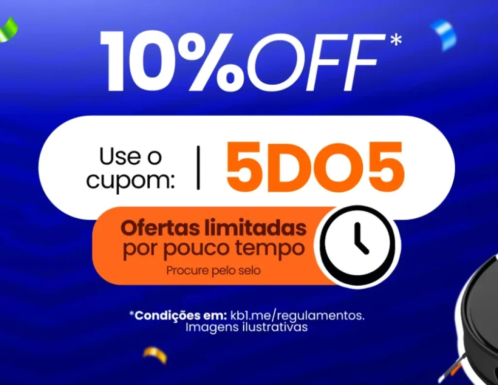 Cupom KaBuM! 5.5 – 10% OFF em Produtos Selecionados