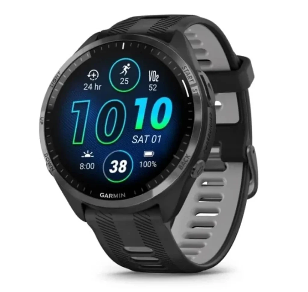 Garmin Relógio Forerunner 965 Preto 47mm com Monitor Cardíaco de Pulso e GPS