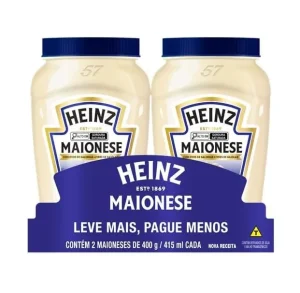 Heinz Pack Maionese Tradicional, 400G – 2 unidades