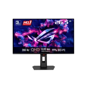 Monitor Gamer ASUS ROG Strix OLED 27″, QHD, 280Hz, 0.03ms, QD-OLED, G-SYNC, Adaptive-Sync, 99% DCI-P3, HDR10, A.I. Assistant Technology – XG27ACDMS
