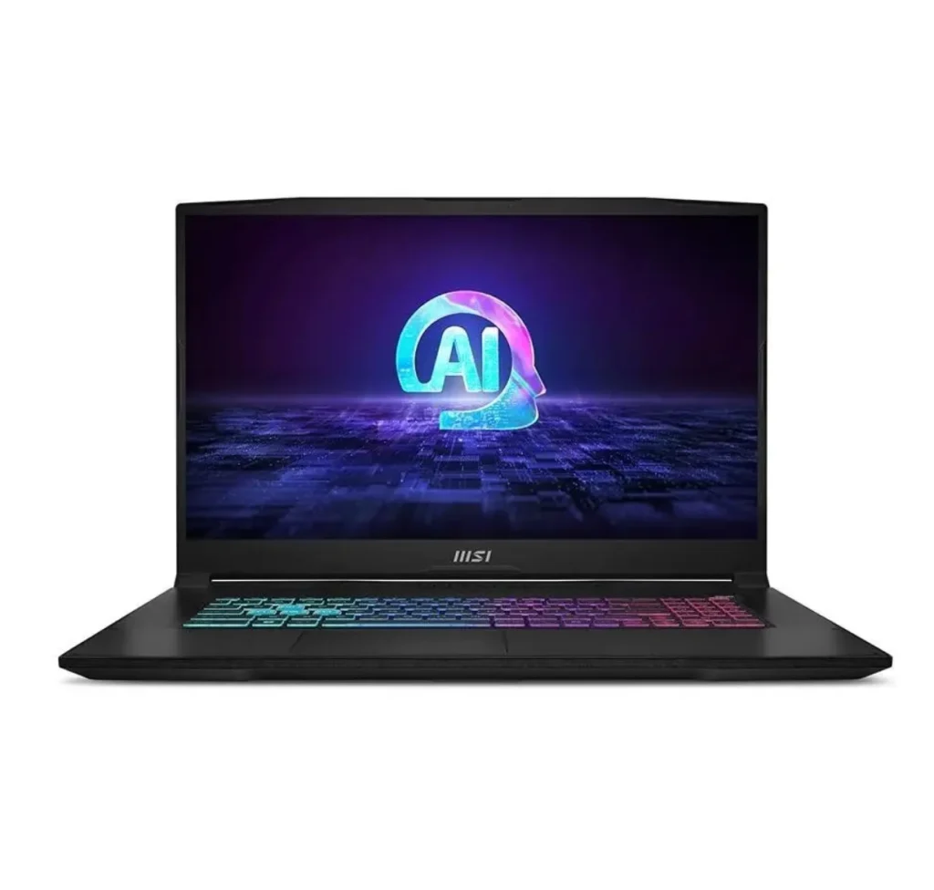 Notebook Gamer MSI Katana A17 AI – AMD Ryzen 7-8845HS, GeForce RTX 4060 8GB, 16GB RAM Dual 5600MHz, SSD 512GB, 15,6″ 144Hz, Win 11H, Preto – 9S7-17LN31-1003