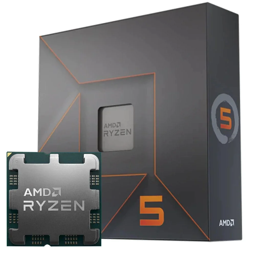 Processador AMD Ryzen 5 7600X, 5.3GHz Max Turbo, Cache 38MB, AM5, 6 Núcleos, Vídeo Integrado – 100-100000593WOF