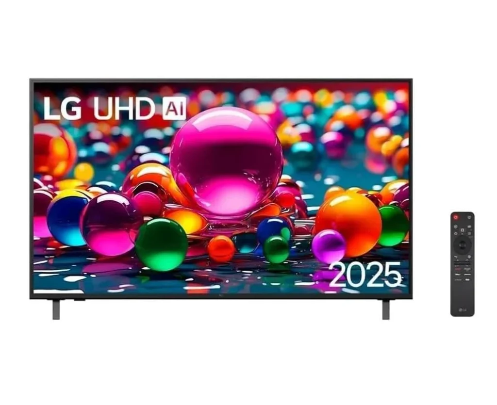 Smart TV LG 55″ 4K AU80 Profissional – Processador AI α7 Ger8, 4K Super Upscaling, Google Cast Integrado, WebOS 25 – 55AU801C0SA