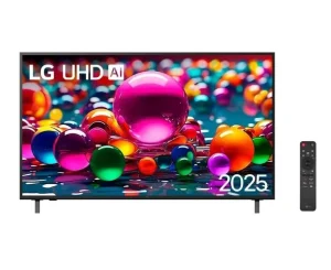 Smart TV LG 55″ 4K AU80 Profissional – Processador AI α7 Ger8, 4K Super Upscaling, Google Cast Integrado, WebOS 25 – 55AU801C0SA
