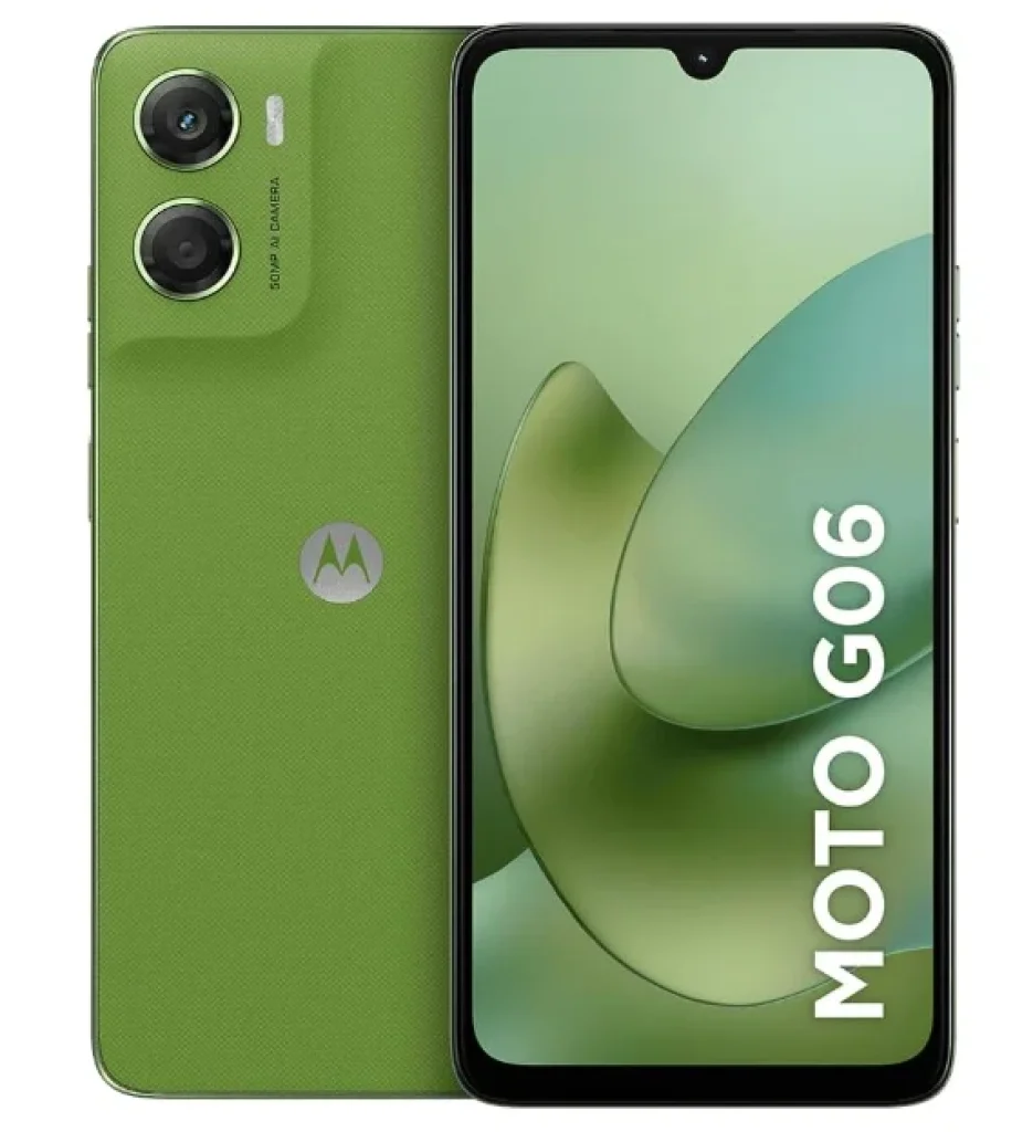 Smartphone Motorola Moto G06 4G – 256GB 12GB (4GB RAM + 8GB Boost) Tela 6.9″ Helio G81 2.0GHz Câmera 50MP Com AI Bateria De 5200 mAh