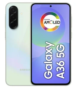 Smartphone Samsung Galaxy A36 5G 128GB, 6GB RAM, Câmera Tripla até 50MP, Tela Super AMOLED 6.7″, IP67, NFC, Recursos AI e Snapdragon 6 Gen 3