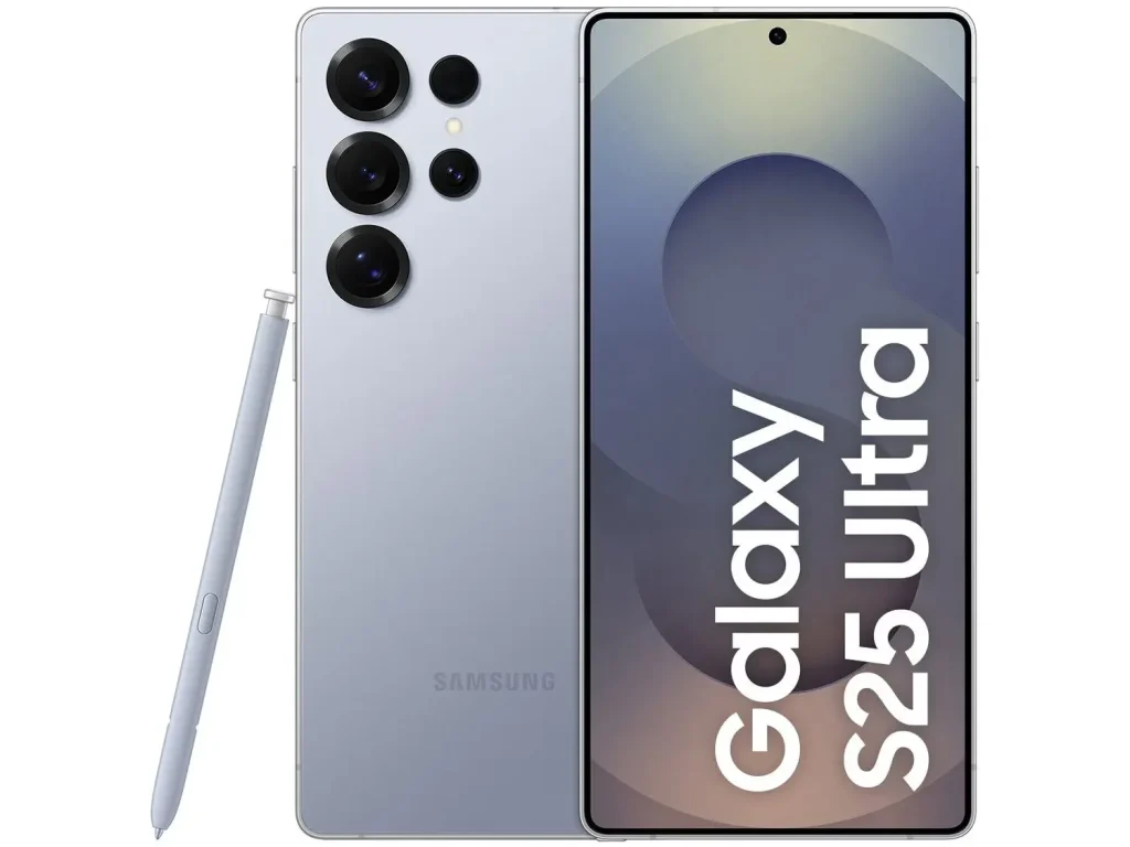 Smartphone Samsung Galaxy S25 Ultra 256GB, Tela de 6.9″, 12GB RAM, Inteligência Artificial, IP68, S-Pen, Snapdragon 8 Elite e 4 Câmeras