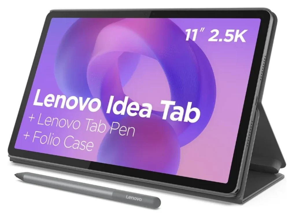 Tablet Lenovo Idea Tab 11″ 2,5K 90Hz, 8GB RAM, 128GB, Octa-Core, Dolby Atmos, com Capa e Caneta – ZAFR0856BR