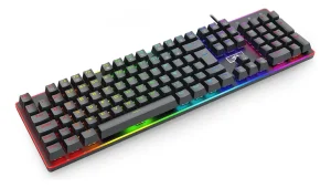 Teclado Mecânico Gamer Redragon Ratri RGB Switch Marrom ABNT2 Full Size – K595RGB (PT-BROWN)