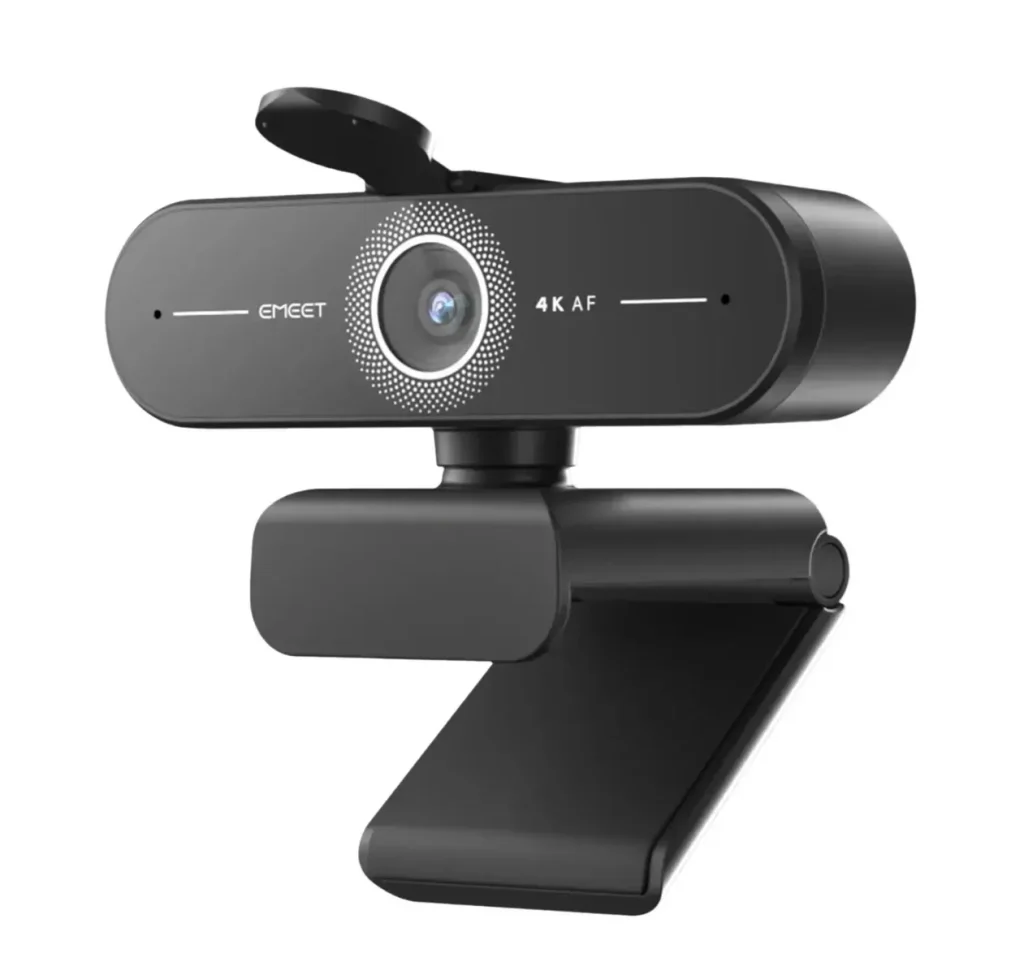 Webcam 4K 1440P 2K Com Foco Automático EMEET C60E Câmera USB Para Videochamada E Conferência