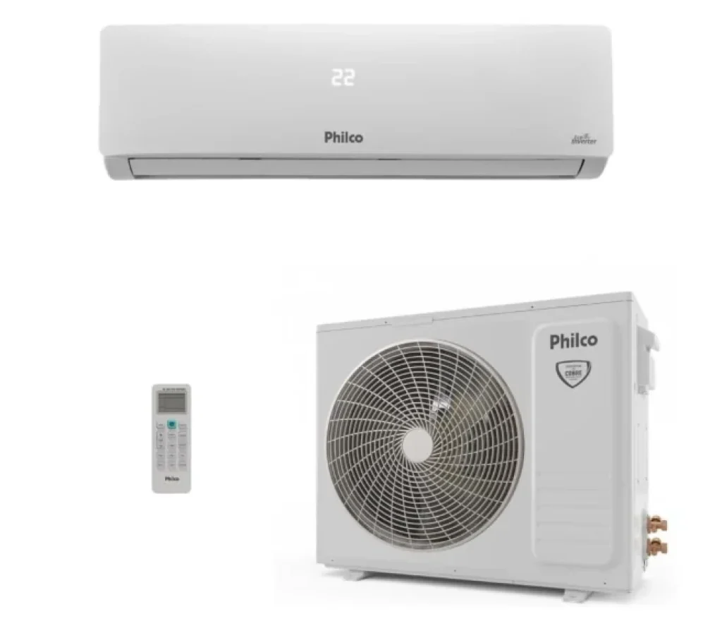Ar Condicionado Split Philco Hi Wall Inverter 18.000 BTU/h Frio Branco R-32 220V – PAC18FB