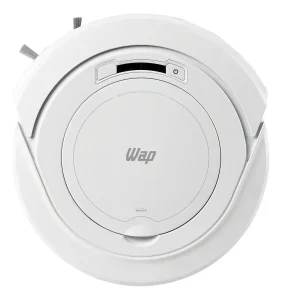 Aspirador de Pó Robô WAP ROBOT W90 Automático 3 em 1 Varre Aspira Passa Pano MOP para Limpeza 30W Bateria Recarregável Bivolt, Cor: Branco