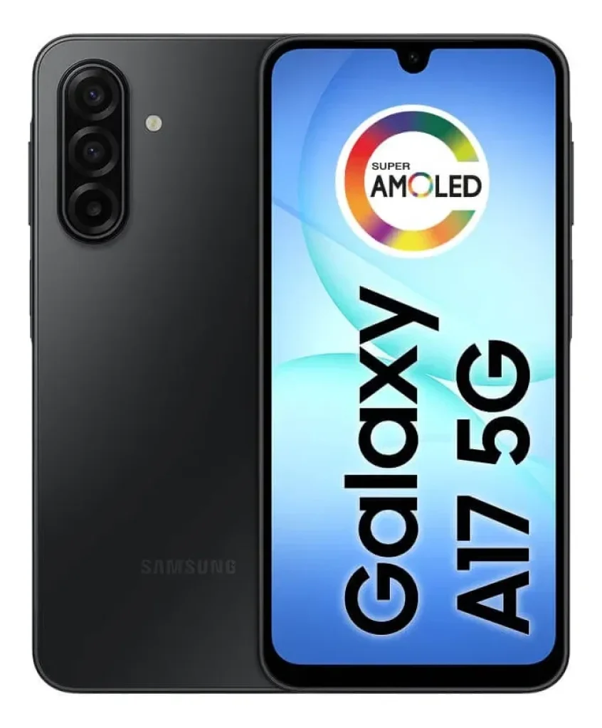 Celular Samsung Galaxy A17 5G NFC, 128GB, 4GB (+4GB Plus), 50MP Tela Super AMOLED 6.7″ 90Hz 5.000mAh IP54