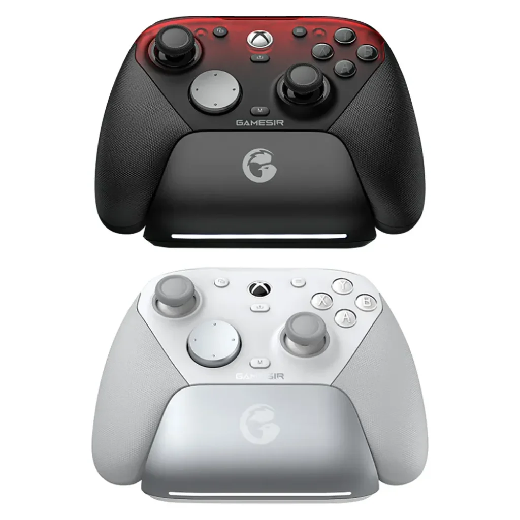 Controle sem fio GameSir G7 Pro para Xbox Series X | S com Joysticks TMR, Gatilhos de Efeito Hall, Placas Frontais Magnéticas, Giroscópio, Base de Carregamento Inteligente