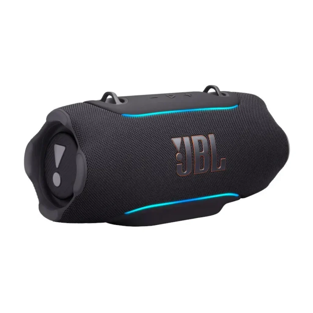 Caixa de som Bluetooth JBL Xtreme 5 AI Sound Boost, Até 28 horas de reprodução, Alça de ombro com ganchos flutuantes, IP68 – JBLXTREME5BLKBR
