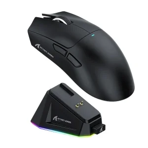 Mouse Gamer Sem Fio Attack Shark X11 PixArt PAW3311 Com Três Modos BT 2.4G E Base De Carregamento