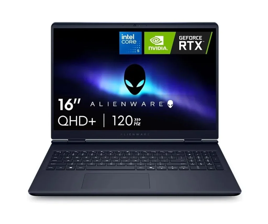 Notebook Gamer Alienware 16 Aurora – Intel Core 5 210H, RTX 4050, RAM 8GB, 512GB SSD, 16″ QHD+ 120Hz 100% sRGB, WiFi 7, Linux – AC16-C5210H-U15