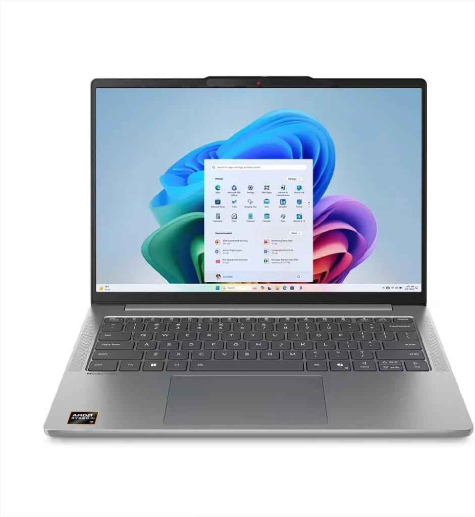 Notebook Lenovo Ideapad Slim 5 – AMD Ryzen AI 5 330, 14″ FHD+ WUXGA IPS, 16GB RAM (Dual 5600MHz), 512GB SSD, Windows 11 Home, Dolby Audio, Luna Gray – 83NJ0002BR