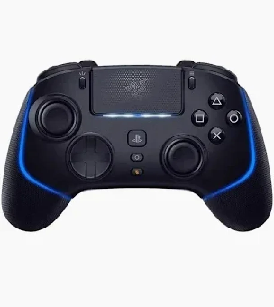 Razer Wolverine V2 Pro (licenciado para PlayStation) Controle de jogos profissional sem fio para consoles PS5 e PC, botões de ação táteis mecânicos, D-Pad de 8 vias – Preto