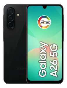Samsung Celular Galaxy A26 5G 256GB, 8GB RAM, Câmera de 50MP, IP67, Tela Super AMOLED 6.7″, NFC