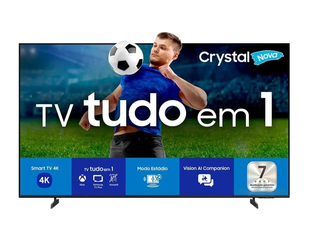 Smart TV 70″ Samsung UHD 4K Crystal U8500F Tizen 2025 – UN70U8500FGXZD