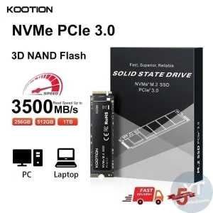 SSD Kootion X15 M.2 NVMe 512GB 2280 PCIe 3.0 3500Mbps Disco de estado sólido interno para Laptop Desktop