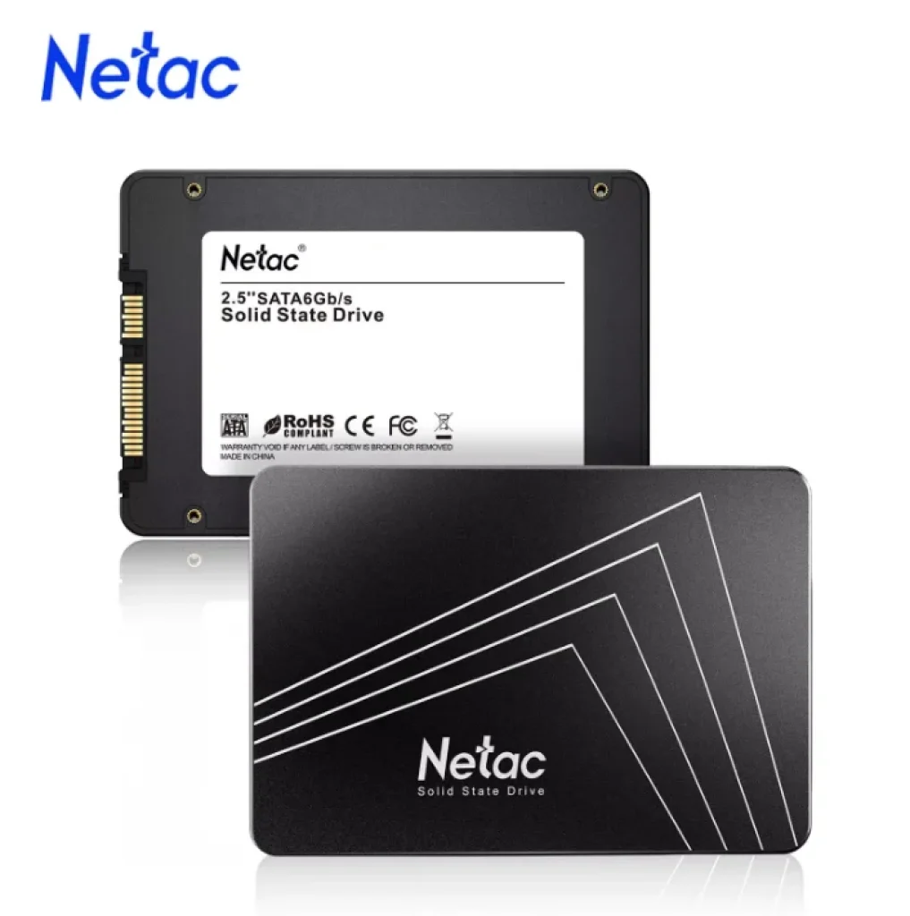 SSD Netac 512GB SATA III 560Mbps 2.5″ Interno 3D NAND FLASH QLC/TLC Disco de estado sólido