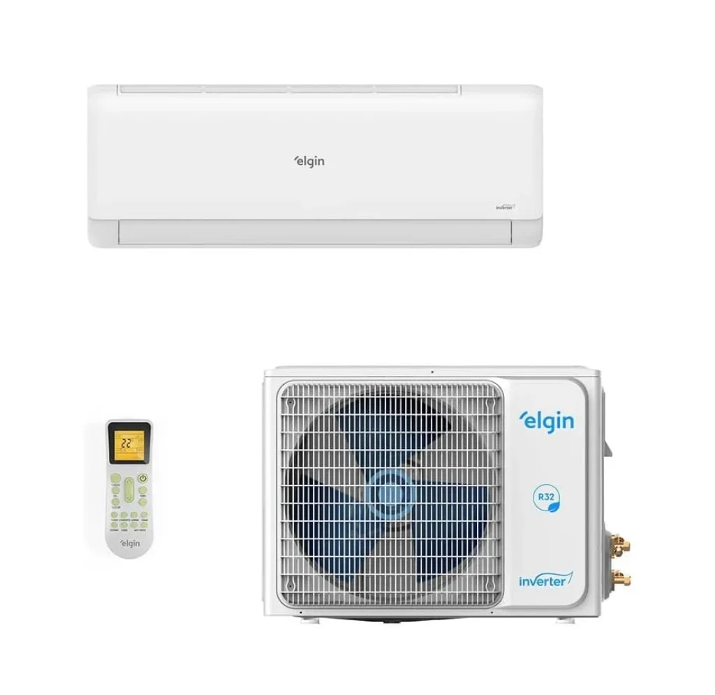 Ar-Condicionado Split HW Inverter Elgin Eco III 12.000 BTUs R-32 Quente e Frio 220V Wi-Fi – HJQE12C2CG | HJQI12C2WG
