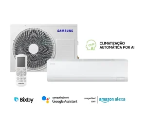 Ar-condicionado Split Samsung Digital Inverter Ultra Connect Ai 24.000 BTUs Frio 220V – AR50F24D1AHNAZ