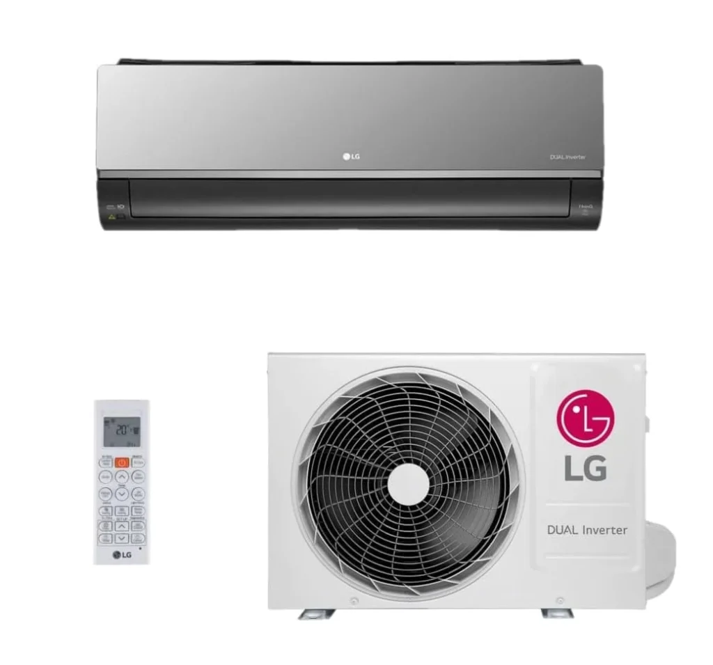 Ar-Condicionado LG AI DUAL Inverter Voice ARTCOOL UV Nano 24.000 BTUs Quente/Frio WiFi 220V – S3-W24K2R7A