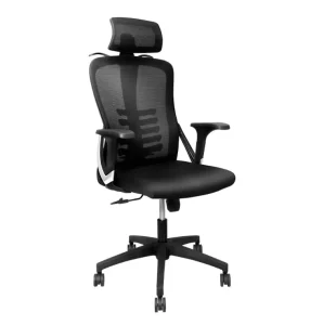 Cadeira de Escritório Crivelo Ergo Basic Presidente Ergonômica Reclinável, Suporte de lombar com altura ajustável, Apoio de cabeça ajustável