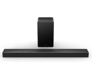 Caixa de Som Soundbar TCL Q65H – 580W 5.1 Canais Dolby Atmos, Surround, Ray-Danz, Subwoofer Sem Fio Preto Bivolt