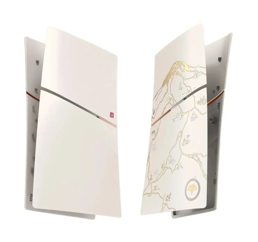 Capa Para PS5 Slim Ghost of Yotei Faceplate Para Edição Digital/Pro/Disc – Storm Wyrm
