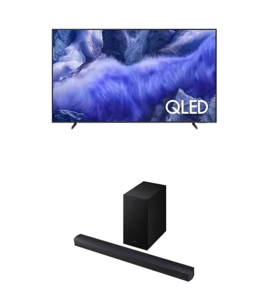 Combo Samsung Vision AI TV 55″ QLED 4K 55QEF1 + Soundbar HW-B450F