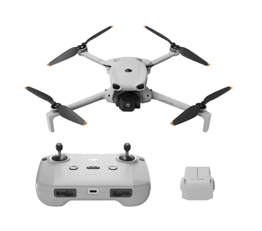 Drone DJI Lito X1 Standard (Sem tela) Fotos 8K, Grava HDR 4K/60 FPS, Bateria 36 min, Até 15km, 42GB ROM, Vários modos, ActiveTrack, BR – DJI081