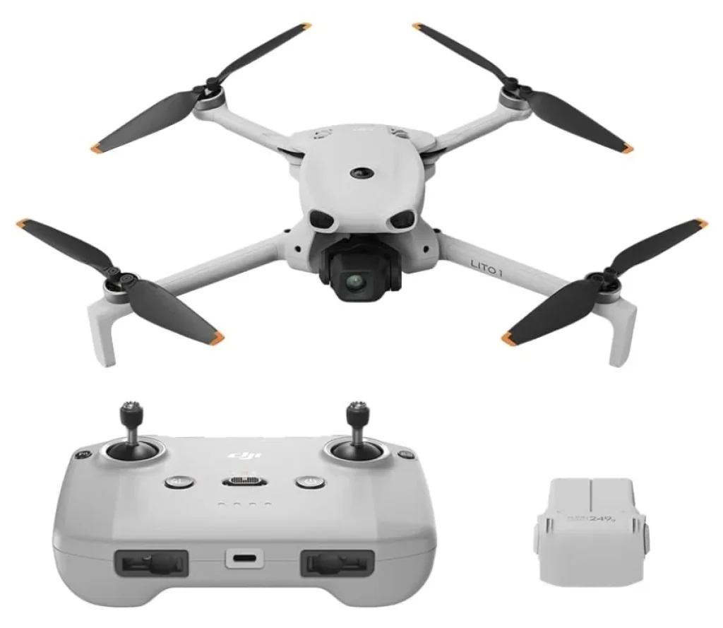 Drone DJI Lito 1 Standard (Sem tela) Fotos 8K, Grava HDR 4K/60 FPS, Bateria 36 min, Até 15km, Vários modos, ActiveTrack, BR – DJI079