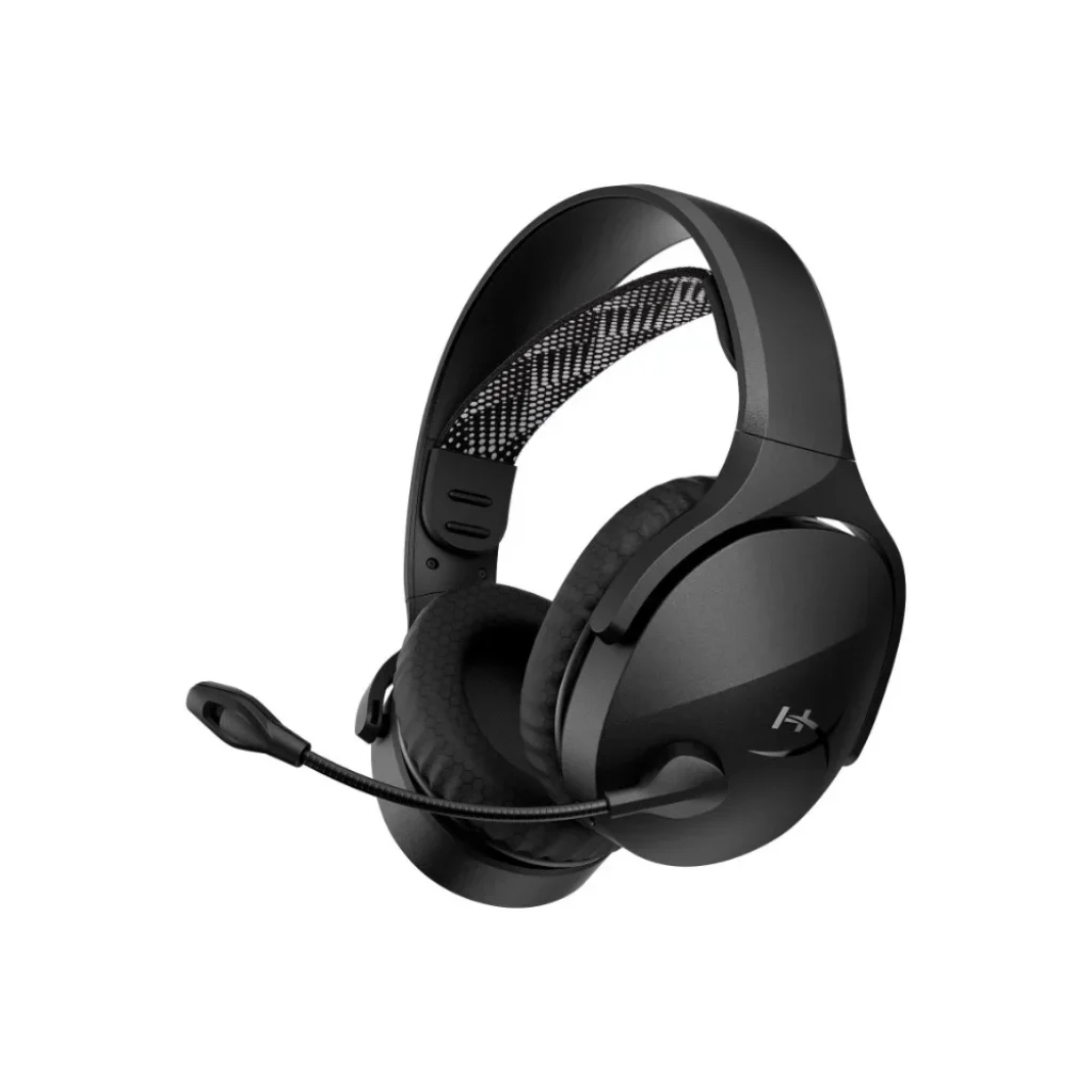 Headset Gamer Sem Fio HyperX Cloud Jet, Conexão 2.4GHz, Bluetooth, Bateria de até 25 horas, Microfone com Cancelamento de Ruído, Preto – AJ0T1AA