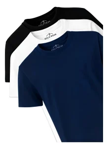 Kit 3 Camisetas Básicas Polo Wear Sortido