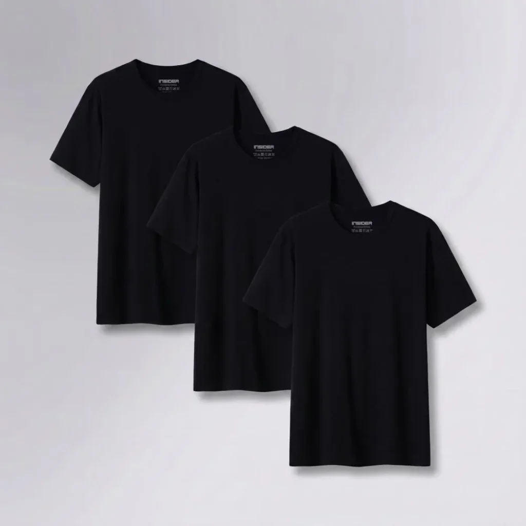 Kit 3 Camisetas Light T-shirt Insider